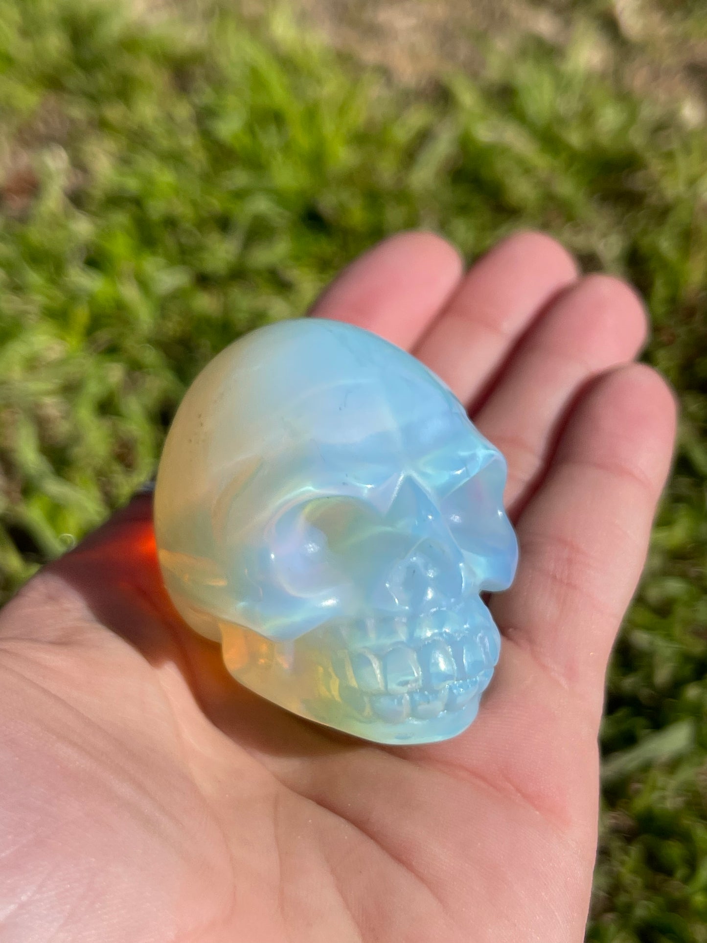 Crystal Skull Medium Opalite