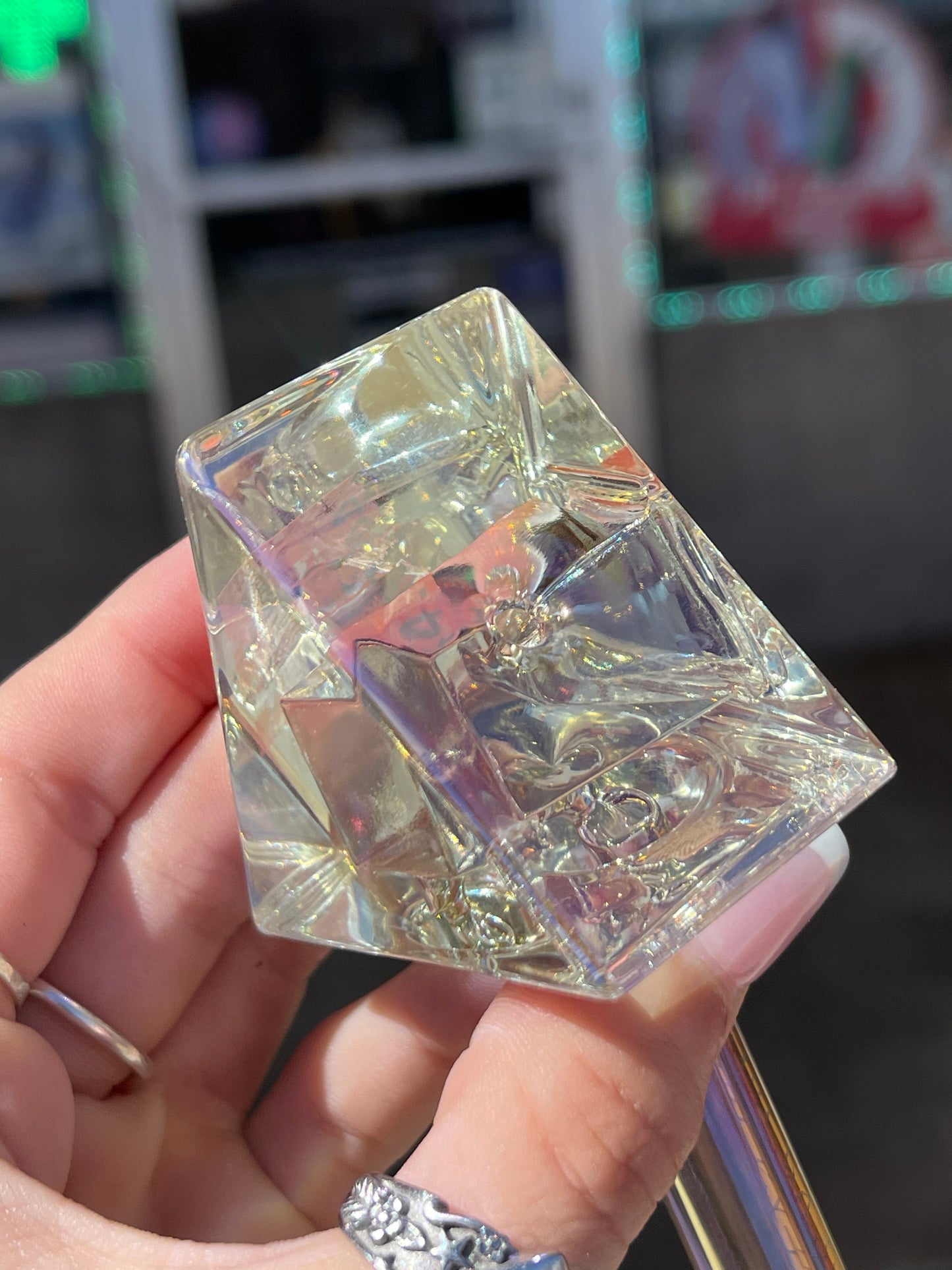 Redeye Prism Fumed Glass Handpipe