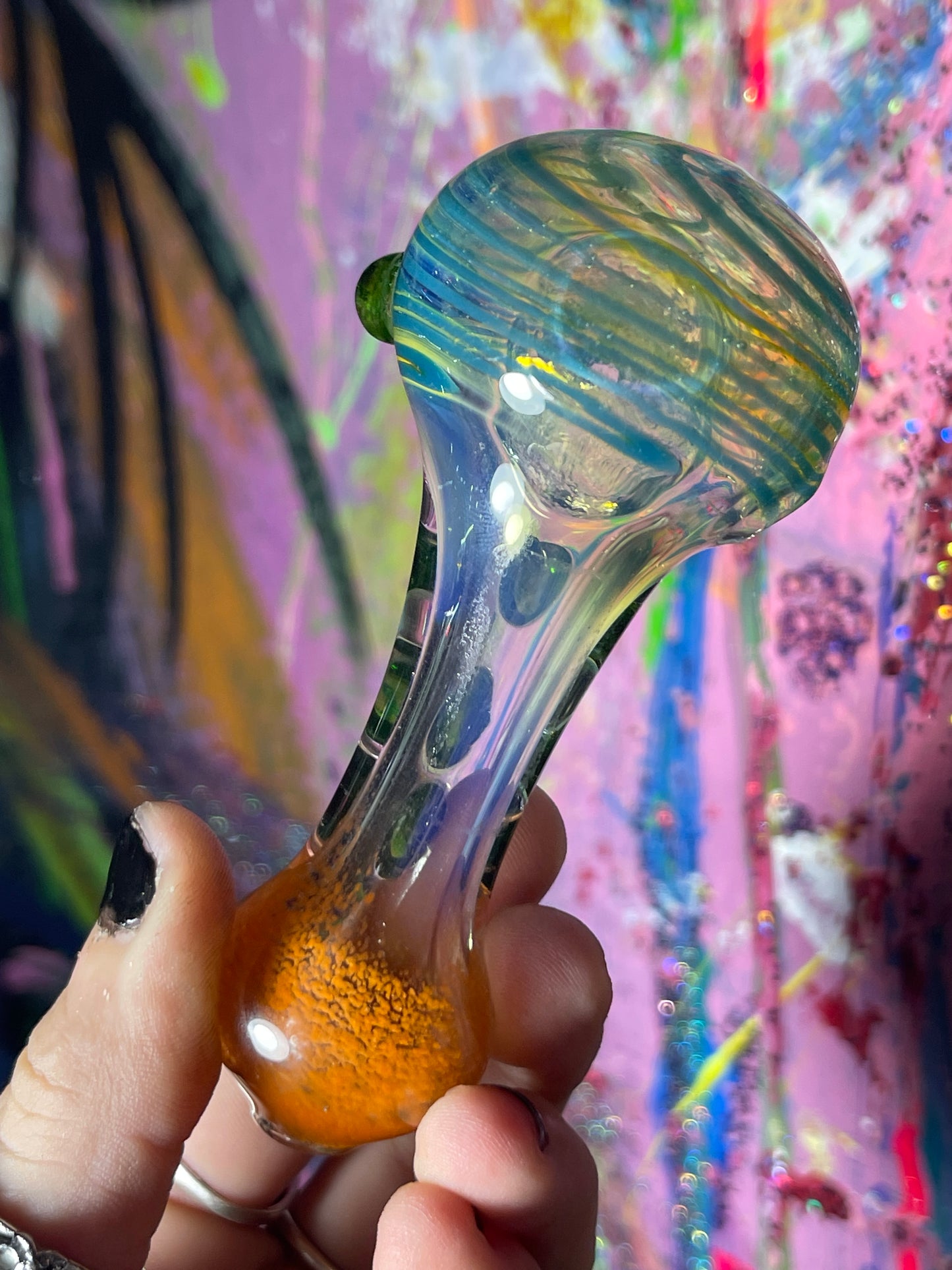 Swirl Glass Handpipe Small