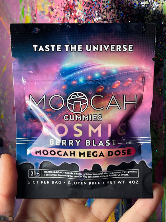 Moocah Gummies Cosmic Berry Blast Mega Dose