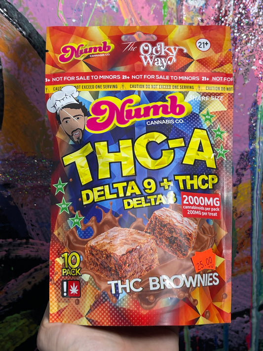 Numb THCA Sweet Treats Brownie 2,000mg/10pc