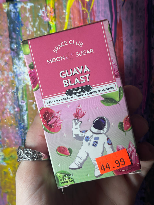 Space Club 3g Disposable Moon Sugar Guava Blast Indica