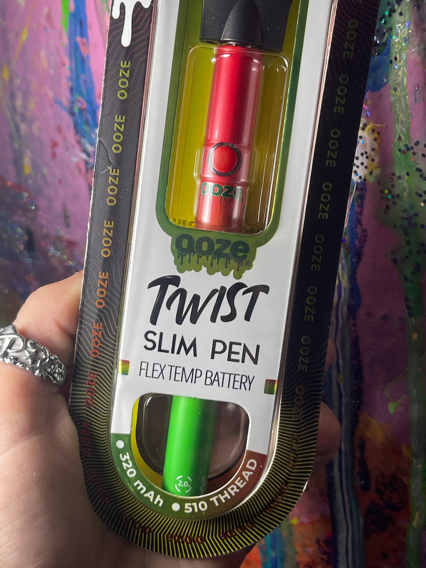 Ooze Slim Pen 2.0 Battery Rasta