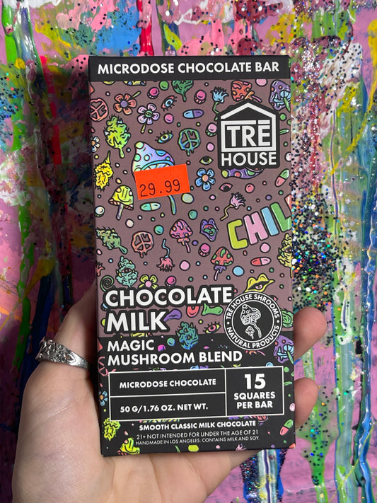 Tre House Magic Mushroom Microdose Chocolate Bar