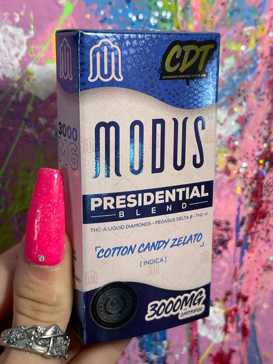 Modus Presidential Blend 3G Cartridge Cotton Candy Zelato Indica