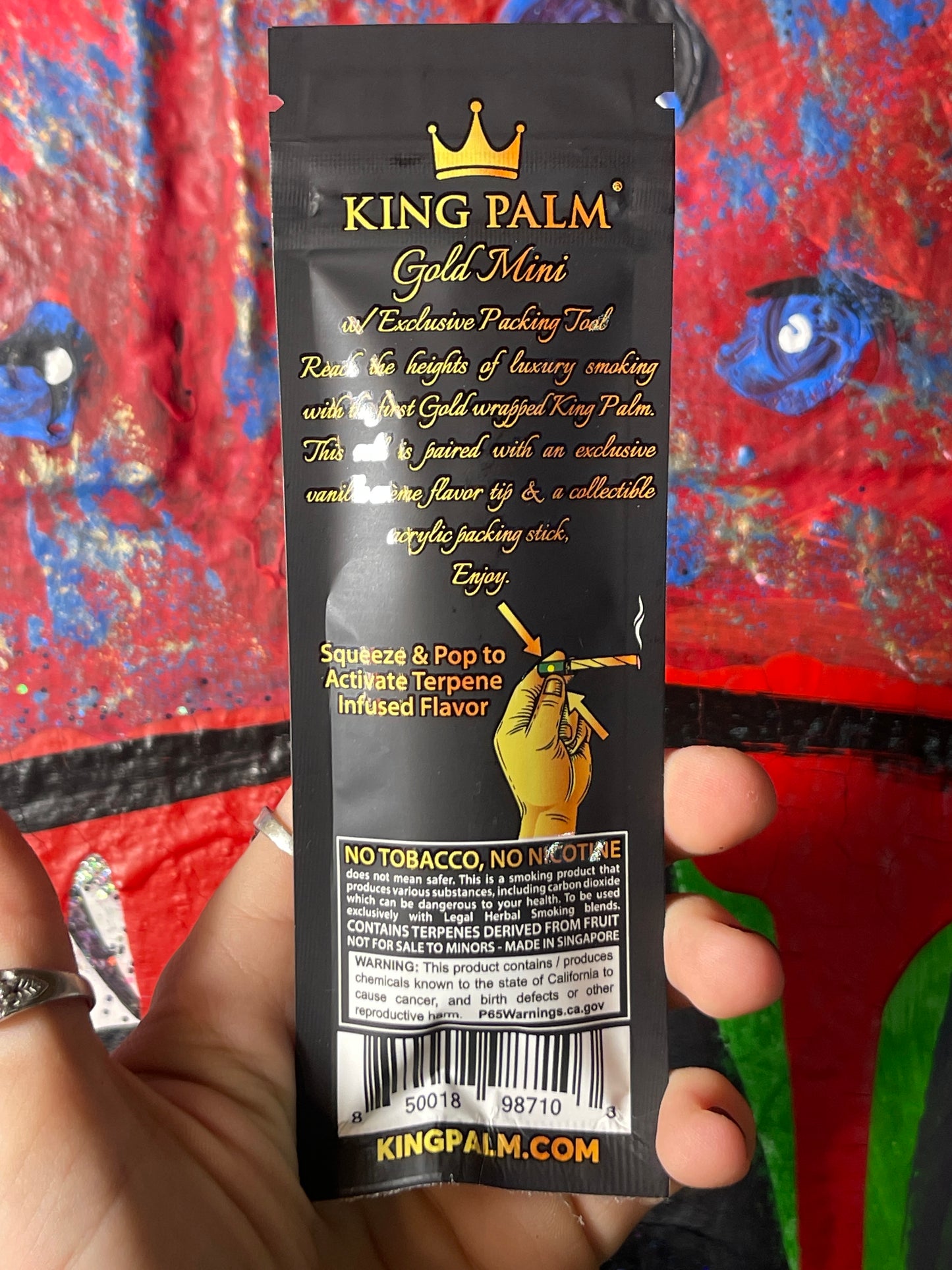 Gold King Palm Vanilla Crème Flavor 1pc
