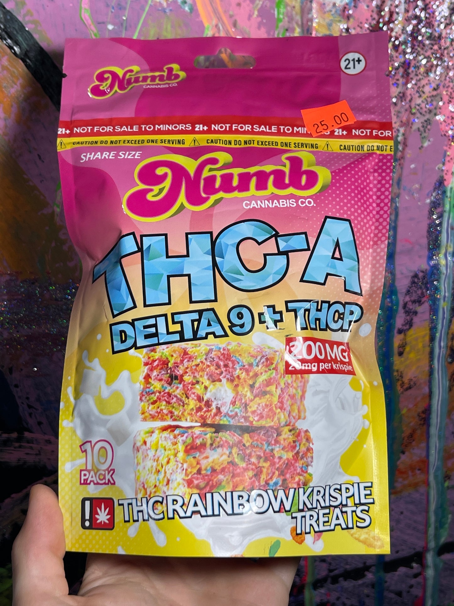 Numb THCA Sweet Treats Brownie 2,000mg/10pc
