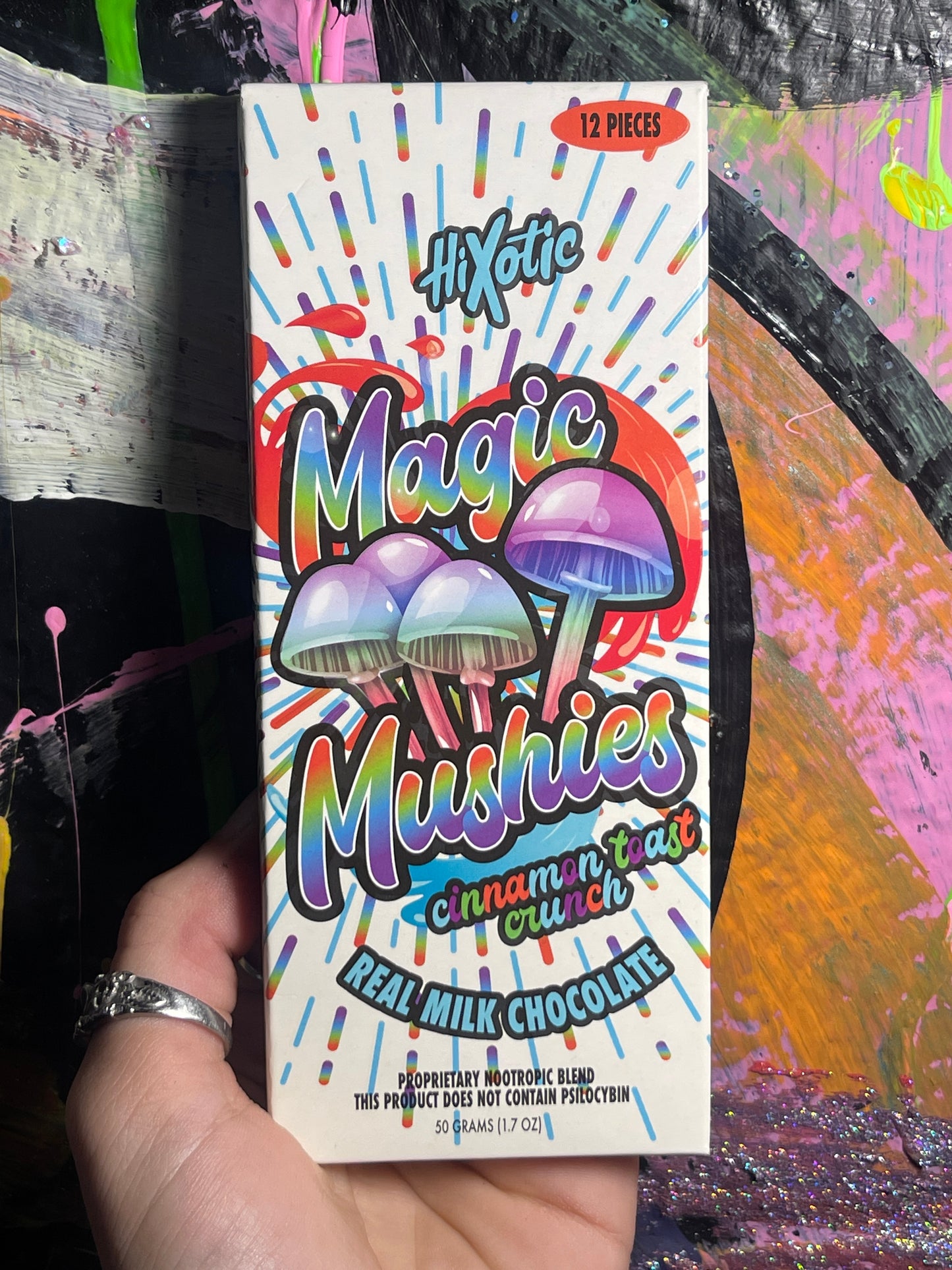 Magic Mushies Chocolate Bar Hixotic Review