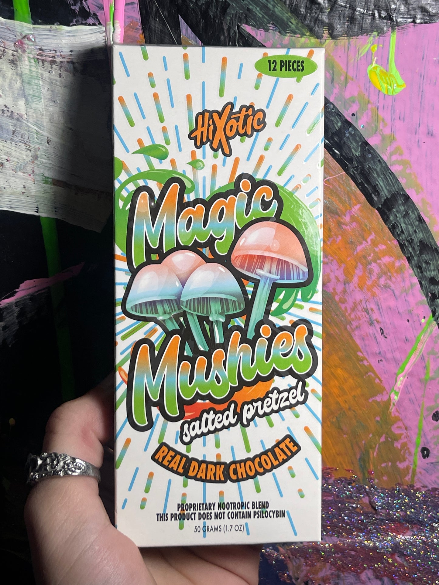 Hixotic Magic Mushies Chocolate Bar